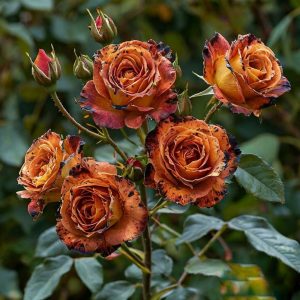 Роза плетистая Оранжевый Бриллиант купить по цене от 450р. в интернет-магазине «Посадика» с доставкой почтой в в Боброве и по всей России – [изображение №1].